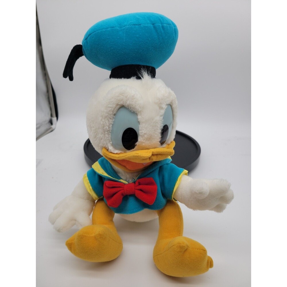 Hasbro Softies Donald Duck Plush 15 Inch Vintage 1984 Disney Sailor Toy